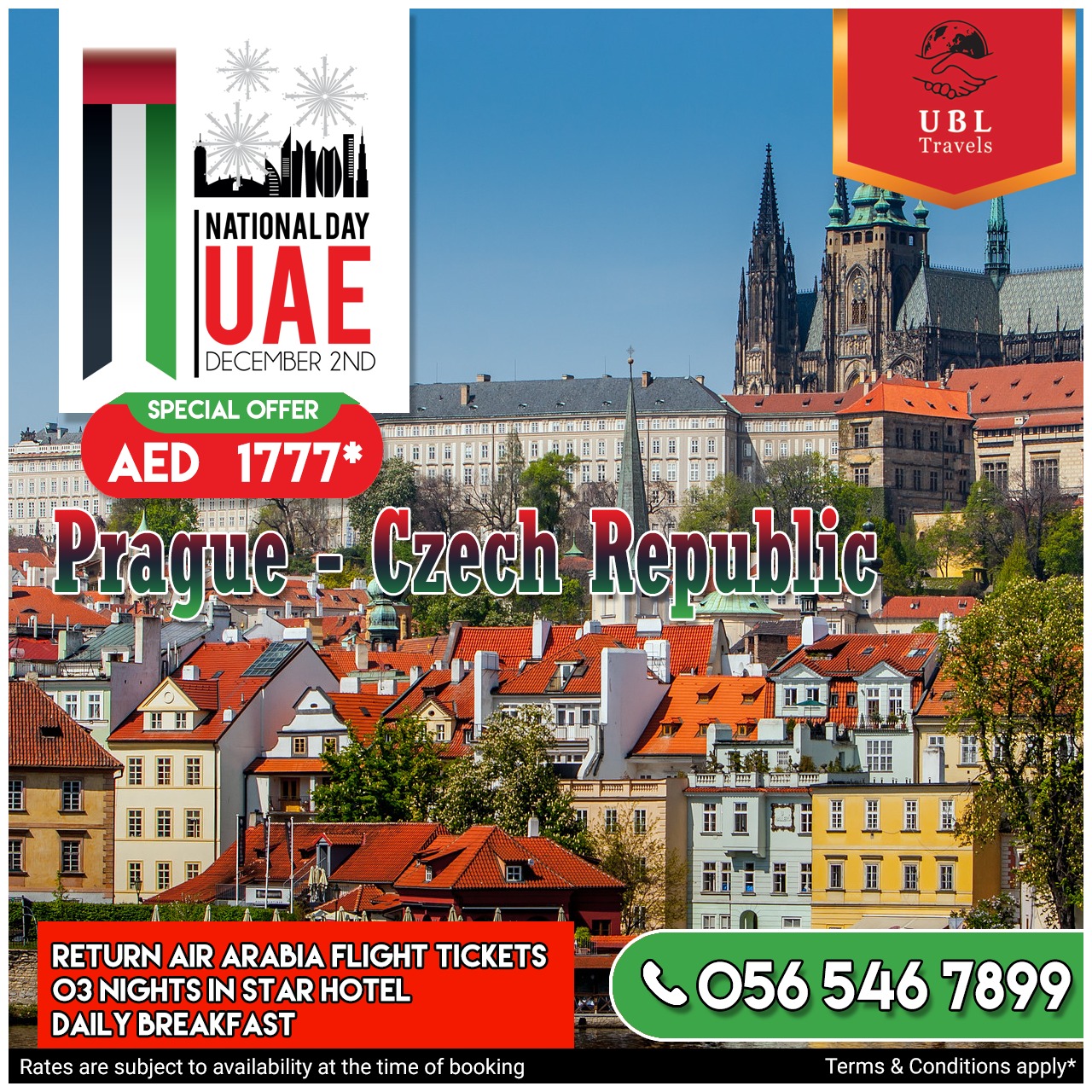 Prague - UAE National day Special Package